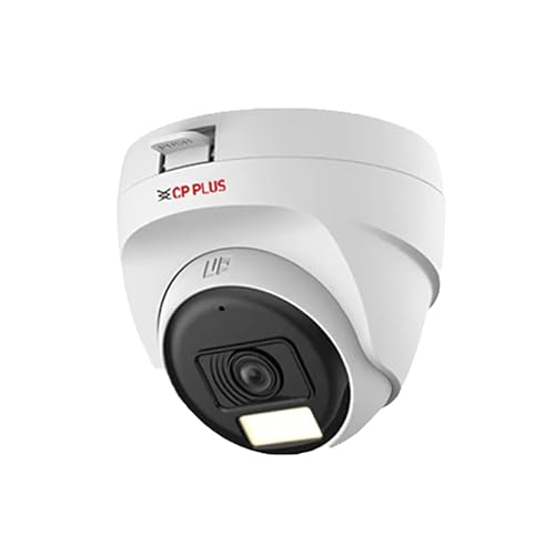 Image of CP Plus illumax 5MP Dome Camera [Color Night Vision + Built-in MIC Audio + SMART Dual Light + Motion Detection] Hybrid 4in1 Switch for TVI /CVI /AHD /CVBS [New Version]