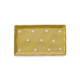 Maxwell and Williams Sprinkle Rectangular Tray, 10-Inch, Yellow