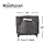 Woodhaven 2 Foot Waterproof Full Cover - Covers 2 Foot Indoor Firewood Rack - Reinforced Vinyl With Front Open Straps - Keeps Logs Dry (Black)