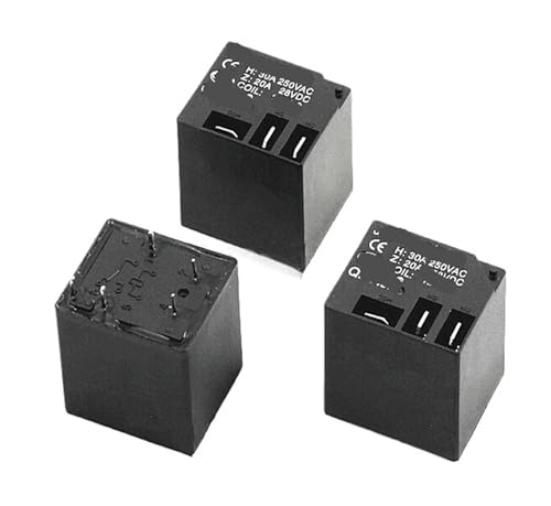 Relé de alta capacidad JQX-30F T91 12V para conmutación estable de 30A en placas electrónicas