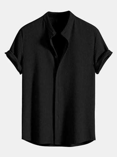 Image of GRECIILOOKS Co-ord Set for Men Solid POLY LYCRA BLEND T-Shirt & Shorts Nightwear Set | Summer Loungewear, Beachwear & Night Suit for Daily Comfort
