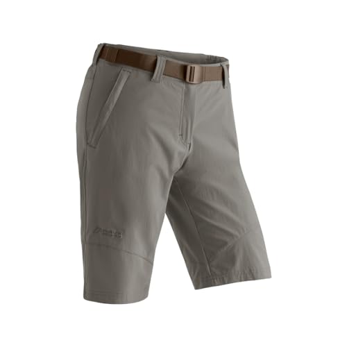 Maier Sports Lawa, Kurze Damen Wanderhose, Wasserabweisende Bermuda für Trekking und Hiking, PFC-frei, mSTRETCH pro 4 & Dryprotec