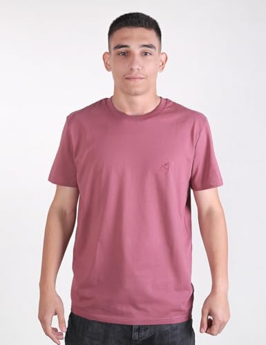 T-Shirt en Coton Biologique Rose d'hibiscus Taille M avec imprimé icône