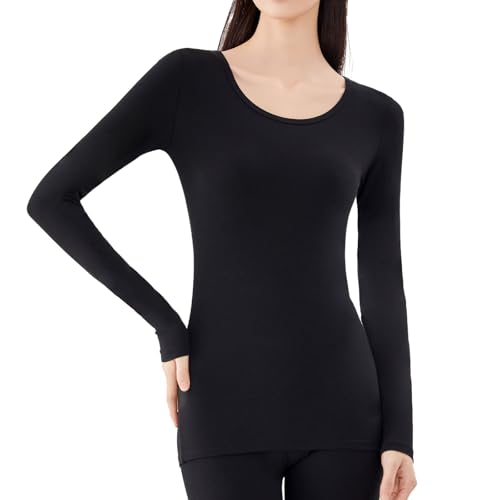 ヒートテック インナー レディース 綿100% 防寒 下着 長袖 トップス 秋冬春 クルーネック 薄手 ルームウェア