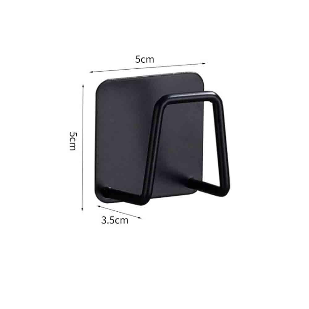 HapiRm Porta Spugna Per Lavello Da Cucina A Forma Di M, Acciaio Inox, Argento (Con 2 Adesivi) - 5