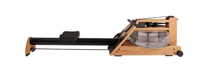 Image of WaterRower Hybrid BLE Oak Rowing Machine with BLE Monitor | USA Made Water Rower | Original Handcrafted Erg Row Machine for Home Use & Gym