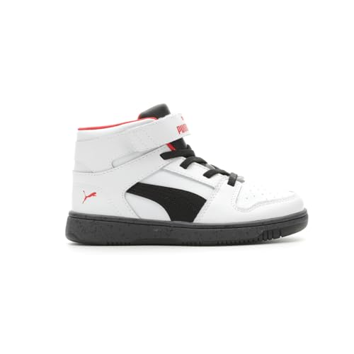 PUMA Toddler Boys Rebound Layup Elevated Slip On Sneakers Shoes Casual - White