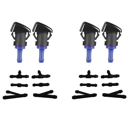 rieder 2X Kit de Chorro de para Boquilla de Lavado de Parabrisas para 2009-16, 2009-12, 2009-15