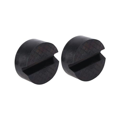 CALLARON Wagenheberunterlage Für Auto Wagenheberunterlagen 2er Set Schwarz Rahmenschienen Vor Gebogenen Und Gebrochenen Wagenhebern