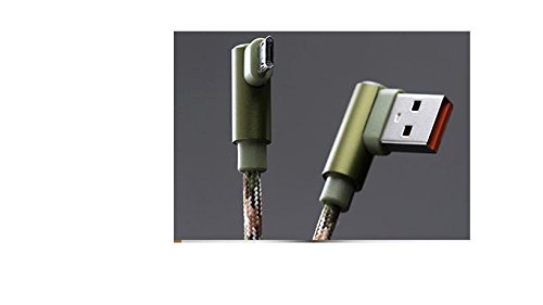 Image of 4D A003S S Micro USB Cable for Android - 3.3 Feet (1 Meter) - (Deep Green)