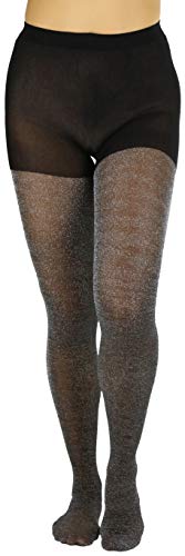 Image of ToBeInStyle Women's Shine & Shimmer Metallic Pantyhose Opaque Lurex Tights