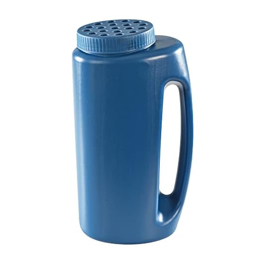 Home-X Ice Melt Salt Dispenser, Grass Seed Spreader, Plastic Garden Container