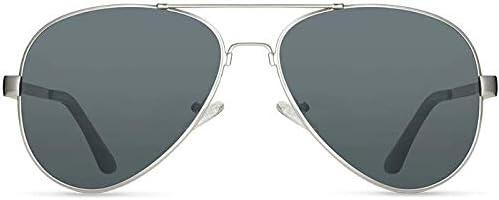 Miniatura 4 de Hobie Gafas de sol polarizadas aviador ajuste grande unisex marco flexible Mavericks