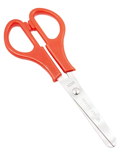 Tesoura Escolar Lâmina Inox Cores Sortidas 13.5 cm C/4 Cores, Bee Unique, DS-SO0003