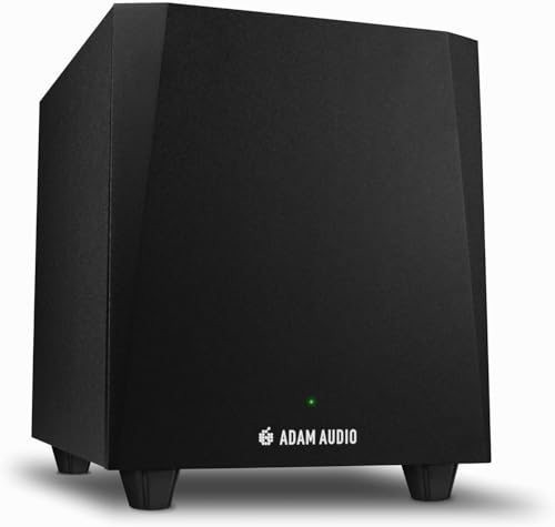adam audio t10s studio subwoofer for recording mixing and mastering studio quality sound single