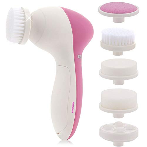 Honmofun Facial Cleansing Brush Facial Brush Set Facial Cleansing Brush Set Clean and Clear Face Wash Deep Cleansing Facial Wash Brush Portable Electric Face Facial Cleansing Brush Waterproof