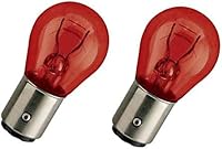 BLUETECH 2er Set Rot Rück- Bremslicht Lampe BAY15d P21/5 Rot Watt P21/5W 12V