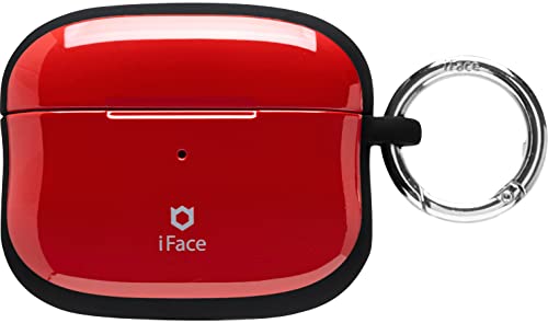 Coque rigide AirPods Pro antichoc iFace First Class avec bumper rouge