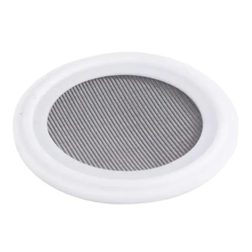 50.5mmOD-1.5 Inch TC Triple Clamp Strainer Screen 10-500 Mesh Stainless Steel 304 PTFE Sanitary Gasket Seal for Home Brewing(60 Mesh)