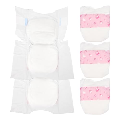 JOINPAYA 5pcs Baby Doll Diapers Underwear, 17-22 Inch Reusable Washable Doll Diapers Reborn Baby Dolls Diapers