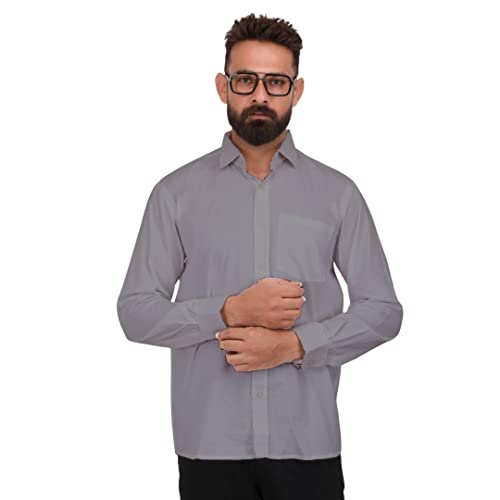 Image of CLUB TWENTY ONE Mens Oxford Pro Formal Shirt, Breathable Cotton Fabric Shirt for Corporate Office, Casual Shirts for Men