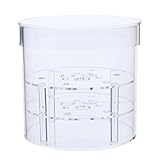 Milisten Round Acrylic Flower Box, 9 Holes Flower Pot, Transparent Box