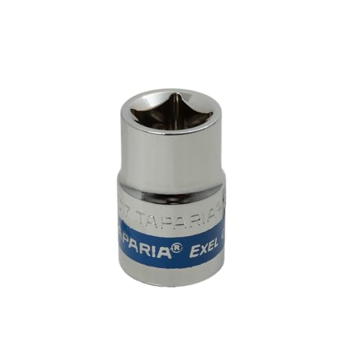 Image of Taparia 1 /2 inch Square Drive Socket (17,19 mm)- 12 Point or Bi Hex sockets for std Nuts and Bolts Compatible W /Ratchets, L Handles, Wrenches, Power Tools-Automotive & Mechanical work-DIY