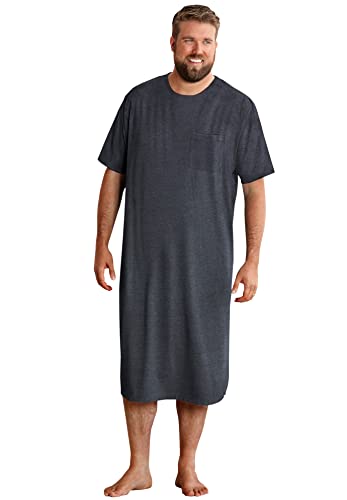 KingSize Men's Big & Tall Lightweight T-Shirt Nightshirt