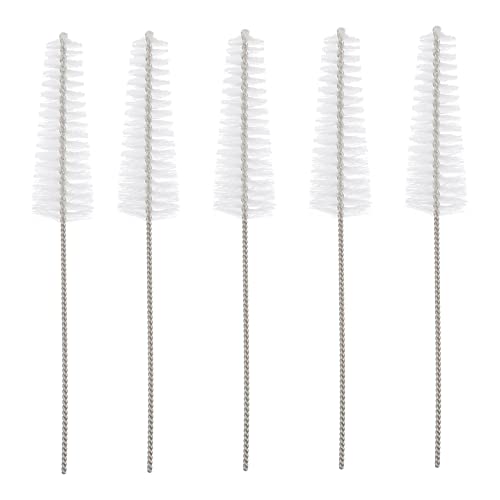NOLITOY 5pcs Hearing Aid Cleaning Brushes Set Earwax Removal Tool Durable and Gentle Cleaning Rods for Hearing Aids Non-Slip Design for Safe Use