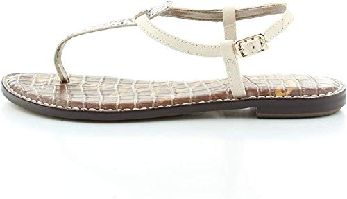 Image of Gigi Gold Boa Signet Flat Sandal by Sam Edelman
