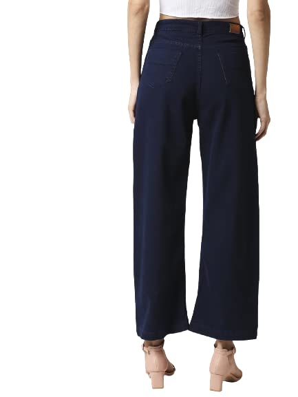 Image of HIGH STAR Women's High Rise Wide Leg Stretchable Jeans