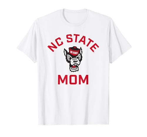 NC State Wolfpack Arched Mom T-Shirt