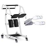 M MCombo Patientenlifter mit Transfergurt, Gehhilfe Rollstuhl, Aufstehhilfe Bett Senioren, Pflege & Hilfsmittel Transferhilfe 180KG, STA447