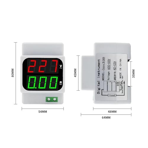 Voltmètre ampèremètre AC1-120A avec double affichage LED précis - 2