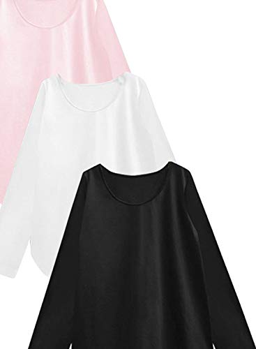 Image of A.T.U.N. (ALL THINGS UBER NICE) Womens Printed Cotton Long Sleeve Regular T-Shirt (Pack of 3)