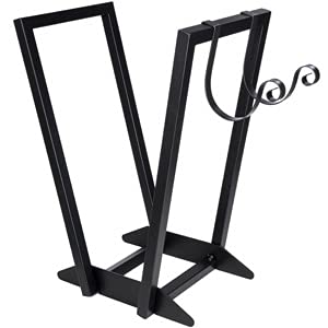 Ajart Firewood Rack Indoor Firewood Holder，Heavy-Duty Log Rack Wood Rack With Tinder Holder For Outdoor Fireplace #TOP7