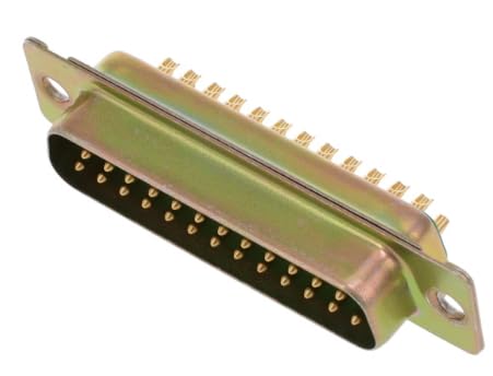 DBM-25P Connector 25 Position D-Sub Plug, Male Pins