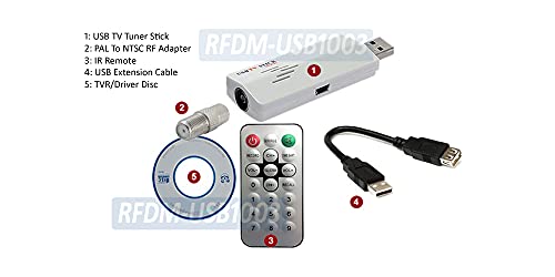 Universal Coax TV to PC USB TV Tuner DVR Adapter for CATV Satellite