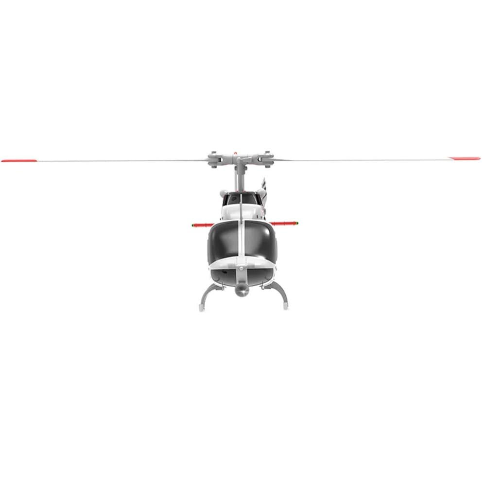 Torcster Hubschrauber Bell 206 Jet Ranger rot-Weiss 6G 312mm RTF 2,4G Ferngesteuert 3D Anfänger Indoor Heli
