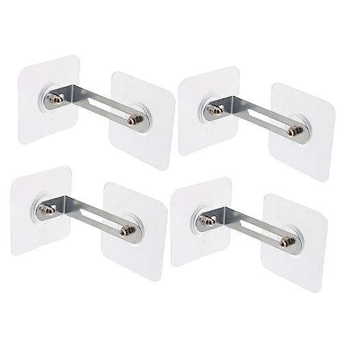 ERINGOGO 4個防倒固定器 粘着式家具 転倒防止具 距離 耐久性重視 とペット 対