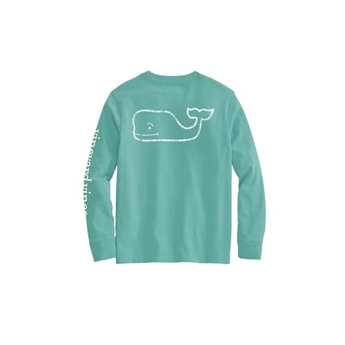 Image of Vineyard Vines Girls Vintage Whale Long-Sleeve Pocket Tee