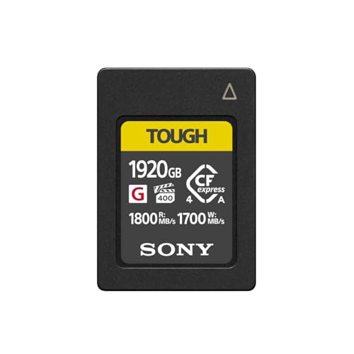 Image of Sony CEA-G Series CFexpress 1920GB Type A Memory Card - IP57-Rated, VPG400 Certified Up to 1800MB /s Read, 1700MB /s Write