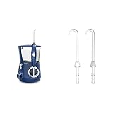Waterpik Aquarius Water Flosser + 2 Replacement Implant Denture Tips for Water Flossers