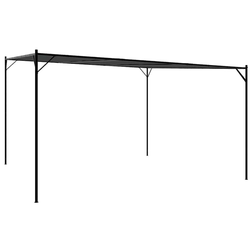 vidaXL Altana, antracytowa, 4x4 m, 180 g/m², tkanina i stal