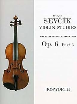 Paperback Sevcik - Violin Studies: Violin Methods for Beginners Op. 6, Part 6 Book