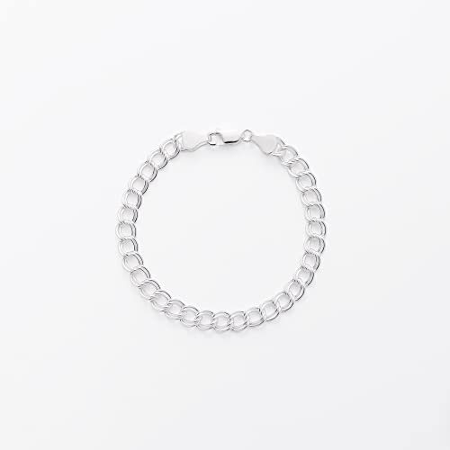 Amazon Essentials Sterling Silver Double-Link Chain Bracelet2