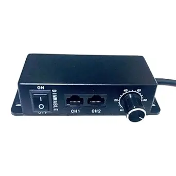 Sync Rotary Dimmer Controller 0 To 10V Adjustable Dimmer Switches For Plant Grow Lights Compatible LED Drives Ballasts