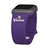 Game Time Minnesota Vikings HD Elite Edition Watch Band Compatible with Apple Watch (42/44/45mm Long)