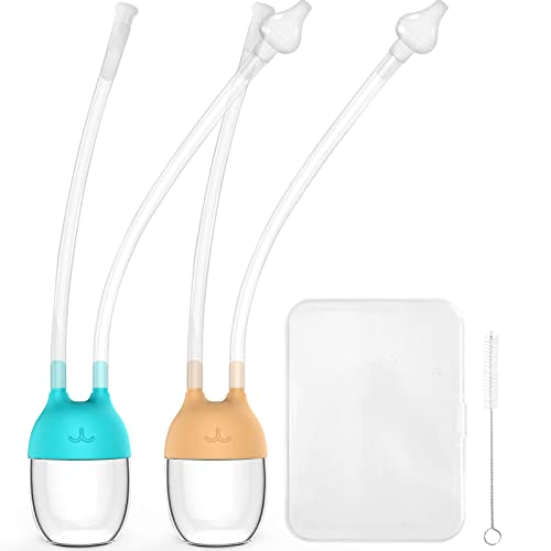 Baby Nasal Aspirator, Cleanable & Reusable Nasal Congestion Relief