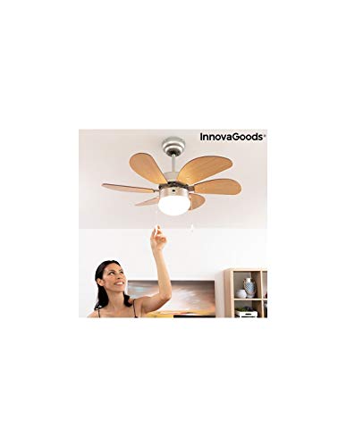 InnovaGoods Deckenventilator mit Licht, Ø 75 cm, 55 W